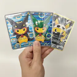 Pikachu Mario Pokemon Promo Gold Metal Card Collectible Gift/Display Hot！ - Image 3