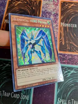 Yu-Gi-Oh! Elemental HERO Prisma SGX4-ENE03 Secret Rare 1st Edition Near Mint - Image 2