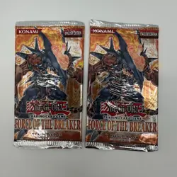2x Yugioh Force Of The Breaker Unlimited Edition Booster Packs Factory Sealed - Image 1