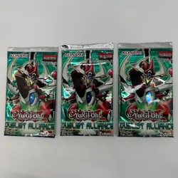3x Yugioh Duelist Alliance 1st Edition Booster Packs Konami Factory Sealed! - Image 1