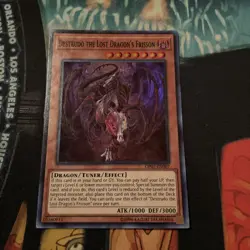 YuGiOh DESTRUDO THE LOST DRAGON'S FRISSON Super Rare OP07-EN007 - Image 1