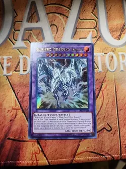 Blue-Eyes Twin Burst Dragon Ultra Rare 1st Edition LCKC-EN058 NM Yugioh - Image 1