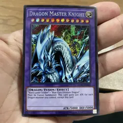 Dragon Master Knight LCKC-EN065 Unlimited Secret Rare NM +Bonus FREE SHIPPING! - Image 1