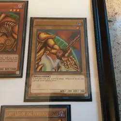 Yu-Gi-Oh! TCG Exodia the Forbidden Full Set YGLD-EN17, 18, 19, 20, 21 - Image 4