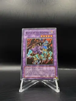 Yugioh- Reaper On the Nightmare PGD-078 Super Rare Unlimited 1st Edition Holo NM - Image 1