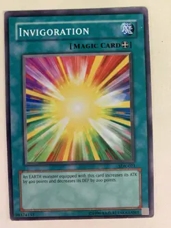 Yu-Gi-Oh! Invigoration Common SDK-021 Moderately Played Unlimited - Image 1