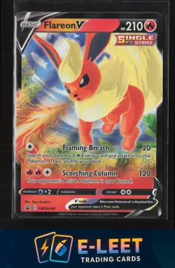 SWSH: Sword & Shield Promo Cards Flareon V #SWSH149 - Image 1