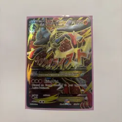 FREE SHIPPING - M Lucario EX 55a/111 Furious Fists Holo Full Art Ultra Rare Card - Image 1