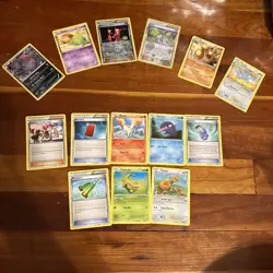 Lot Of 14 Pokemon Generations TCG CARDS 4 Radiant 1 Holo 1 Rare - Image 1