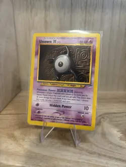 Pokemon Unown [X] 30/105 Neo Destiny Rare Regular 50 HP Card English - Image 1