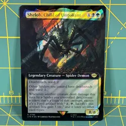 MTG Shelob, Child of Ungoliant Surge Foil Extended Art LOTR Lord of the Rings - Image 1
