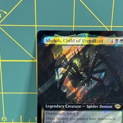 MTG Shelob, Child of Ungoliant Surge Foil Extended Art LOTR Lord of the Rings - Image 3