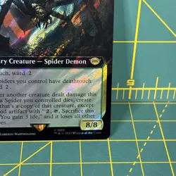 MTG Shelob, Child of Ungoliant Surge Foil Extended Art LOTR Lord of the Rings - Image 5