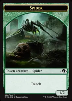 MTG - Spider Token - Eldritch Moon - NM, English Magic FLAT RATE SHIP - Image 1
