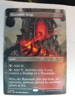 Blazemire Verge (Borderless) Duskmourn: House of Horror Regular - Image 1