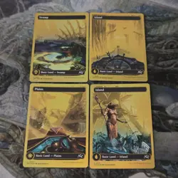 MTG Aetherdrift : First Place Foil Lands Lot ▪ 4 - Image 1