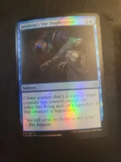 MTG FOIL Irenicus's Vile Duplication Baldurs Gate Magic #078 CLB Commander LP/NM - Image 1