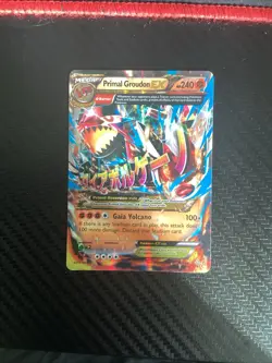 2014 Pokemon Mega Primal Groudon EX Holo Ultra Rare Primal Clash 86/160 NM - Image 1