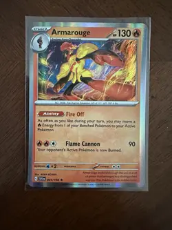 Armarouge 041/198 VERTICAL LINE HOLO USA EXCLUSIVE Pokemon NM - Image 1