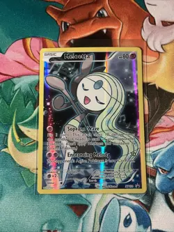 Pokemon TCG XY Black Star Promo XY120 Meloetta Full Art Holo NM - Image 1