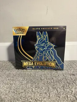 MEGA EVOLUTION LUCARIO Elite Trainer Box ETB Pokemon New Sealed Scarlet Violet - Image 1