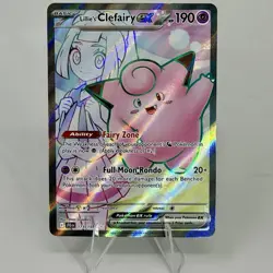 Lillie's Clefairy ex 173/159 Pokemon Journey Together Holo Full Art Ultra Rare - Image 1