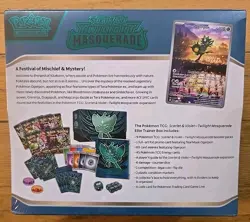 Pokemon TCG "Twilight Masquerade" (ETB) Elite Trainer Box Factory Sealed - Image 2