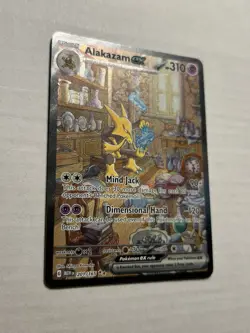 Pokemon TCG Alakazam ex 201/165 Scarlet & Violet Illustration Rare Holo - Image 3
