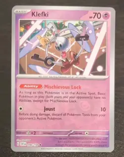Klefki 096/198 Pokemon TCG Sv01: Scarlet & Violet Base Set Reverse Holo Rare - Image 3