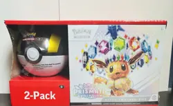 Pokemon TCG Prismatic Evolutions ETB + Pokeball Bundle - SEALED - Image 1