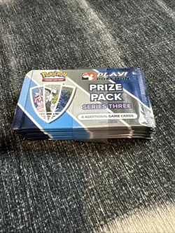 Play! Pokemon Prize Pack Series Three - Factory Sealed Lot Of 10 - Image 1