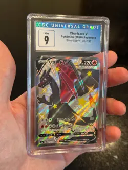 CGC 9 2020 Pokemon Shiny Star V #307/190 Charizard V Japanese - Image 4