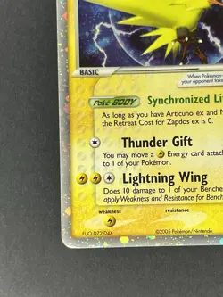 Pokemon Zapdos ex - 033 (EX Collector's Window Tins) Holo Promo - HP - Image 4