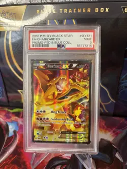 2016 POKEMON XY BLACK STAR PROMO CHARIZARD EX #XY121 HOLO PSA 9 MINT - Image 1