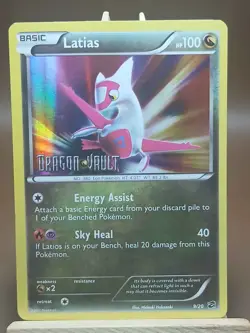Pokemon HP/DMG - LATIAS Stamped 9/20 - Holo Rare - 2012 Dragon Vault - Image 1
