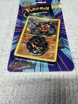 X & Y - Primal Clash Check Lane Booster Rare Rhyperior And Coin Pokemon Pack - Image 3