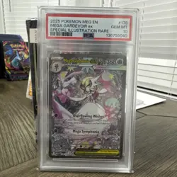 2025 POKEMON MEG EN-MEGA EVOLUTION #178 MEGA GARDEVOIR EX PSA 10 - Image 1