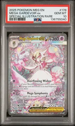 2025 POKEMON MEG EN-MEGA EVOLUTION #178 MEGA GARDEVOIR EX PSA 10 - Image 2