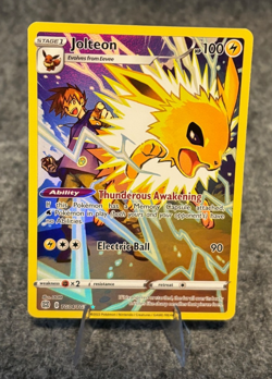 Pokemon TCG Swsh09: Brilliant Stars Trainer Gallery Jolteon TG04/TG30 Holo, NM - Image 1