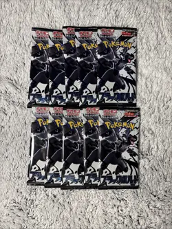 Pokemon TCG Japanese Black Bolt - 10 Sealed Booster Packs - Authentic - Image 1