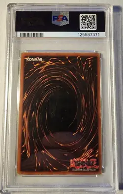 2004 YU-GI-OH Horus the Black Flame Dragon SOD-EN008 ULT. RARE 1st ED PSA 3 - Image 2