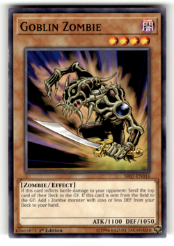 Goblin Zombie SR07-EN016 1st Edition Common Structure Deck: Zombie Horde LP - Image 1