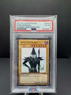 PSA 6 Dark Magician | Limited Edition Shonen Jump Magazine | Ultra Rare | 2011 - Image 1