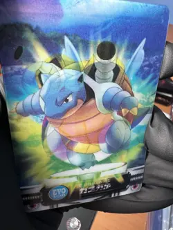 Squirtle Wartortle Blastoise Bandai Zukan Lenticular Pokemon Card RARE NM-MINT - Image 4