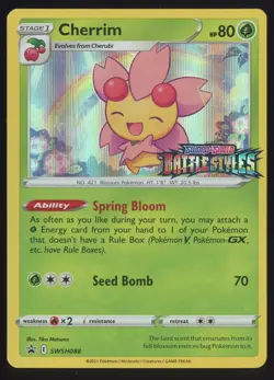 Pokemon SWSH: Sword & Shield Promo Cards Cherrim #SWSH088 Holo - Image 1