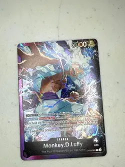 Monkey.D.Luffy OP09-061 ONE PIECE Tcg Card Game NM PURPLE/BLACK Leader - Image 2