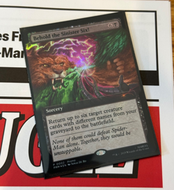 Behold The Sinister Six! PAX West 2025 Promo Card Foil MTG Magic Spider-Man - Image 3