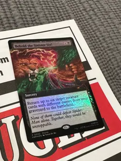Behold The Sinister Six! PAX West 2025 Promo Card Foil MTG Magic Spider-Man - Image 4