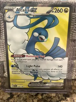 Pokemon TCG Altaria EX Full Art Ultra Rare Holo Card Paradox Rift 232/182 - Image 1