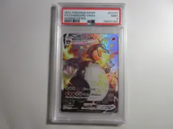 PSA 9 Shiny Charizard Vmax Shining Fates Pokemon Card - Image 1
